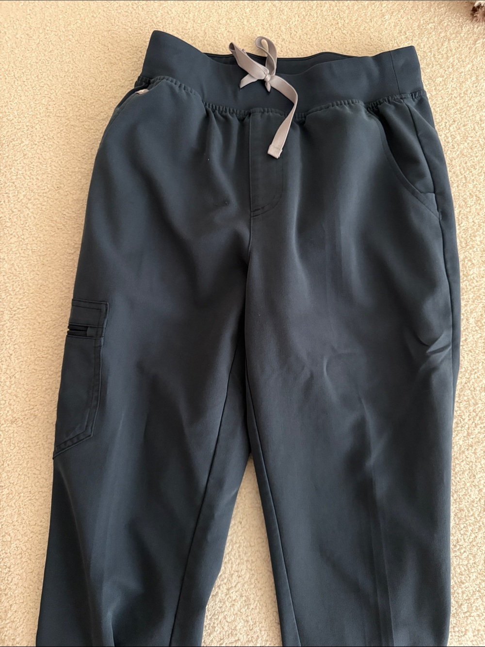 Figs Navy High waisted Zamora Joggers